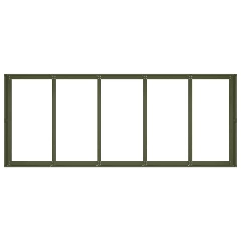 DONICZKA OLIWKOWO-ZIELONA 200X80X40CM STAL