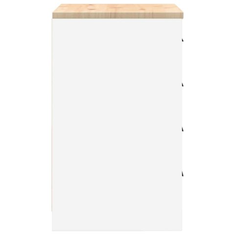 GARAŻOWA SZAFKA DO PRZECHOWYWANIA BIAŁA 60X51X85CM