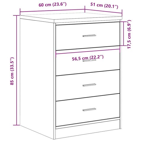 GARAŻOWA SZAFKA DO PRZECHOWYWANIA BIAŁA 60X51X85CM
