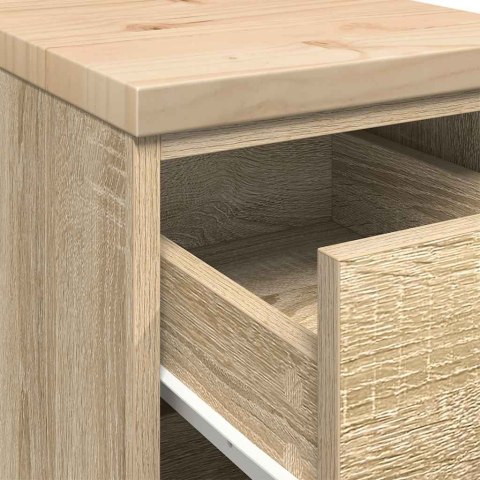 VidaXL Garażowa szafka do przechowywania Dąb Sonoma 30x51x85 cm