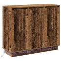KOMODA LED STARE DREWNO 90X 32X 75CM