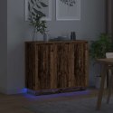 KOMODA LED STARE DREWNO 90X 32X 75CM