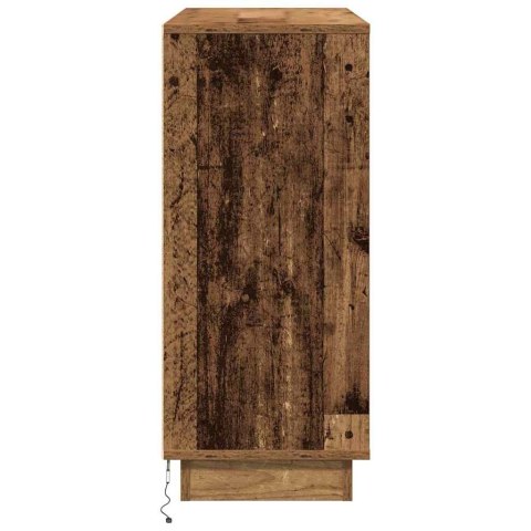 KOMODA LED STARE DREWNO 90X 32X 75CM