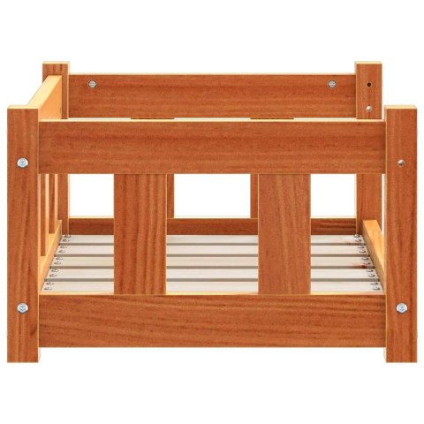 VidaXL Legowisko dla psa Woskowy Brąz 55 x 45 x 28 cm