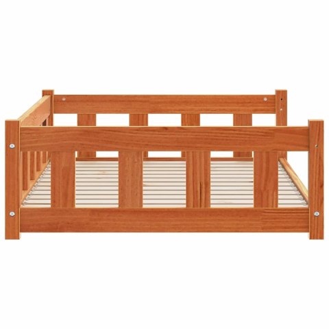 VidaXL Legowisko dla psa Woskowy Brąz 55 x 45 x 28 cm