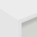 SZAFKA NA PŁYTY WINYLOWE Z PÓŁKĄ BIAŁY 78,5X35X45CM