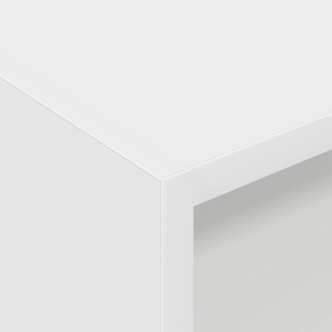 SZAFKA NA PŁYTY WINYLOWE Z PÓŁKĄ BIAŁY 78,5X35X45CM