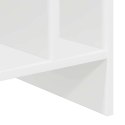 SZAFKA NA PŁYTY WINYLOWE Z PÓŁKĄ BIAŁY 78,5X35X45CM