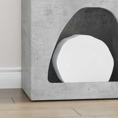 BUFET BETONOWY SZARY 40X35X100.5CM