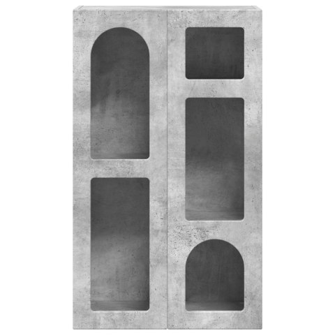 BUFET BETONOWY SZARY 59X35X100,5CM