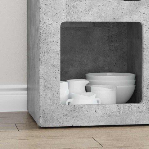 BUFET BETONOWY SZARY 59X35X80.5CM