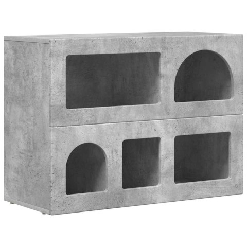 BUFET BETONOWY SZARY 80,5X35X59CM