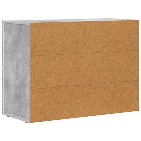 BUFET BETONOWY SZARY 80,5X35X59CM