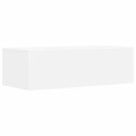 BIURKO MONTOWANE NA ŚCIANIE BIAŁY 100X45X30CM