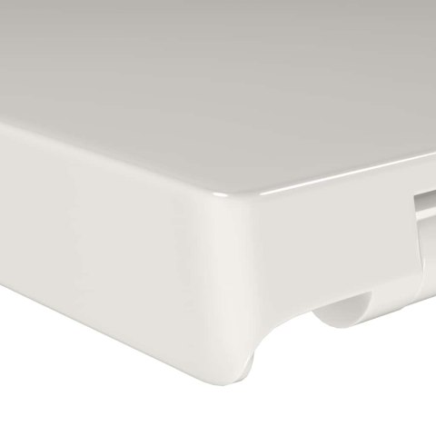 DESKA SEDESOWA WOLNOOPADAJĄCA Z SZYBKOZŁĄCZEM BIAŁA