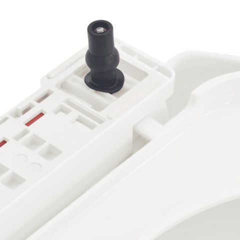 DESKA SEDESOWA WOLNOOPADAJĄCA Z SZYBKOZŁĄCZEM BIAŁA