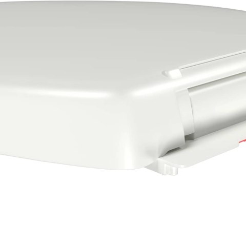 DESKA SEDESOWA WOLNOOPADAJĄCA Z SZYBKOZŁĄCZEM BIAŁA