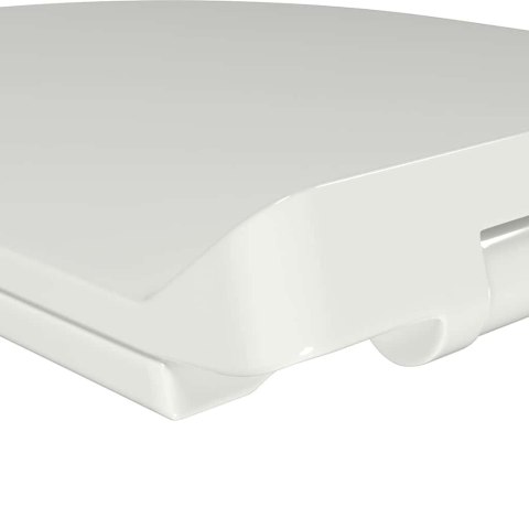 DESKA SEDESOWA WOLNOOPADAJĄCA Z SZYBKOZŁĄCZEM BIAŁA