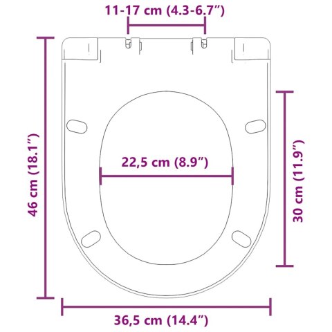 DESKA SEDESOWA WOLNOOPADAJĄCA Z SZYBKOZŁĄCZEM BIAŁA