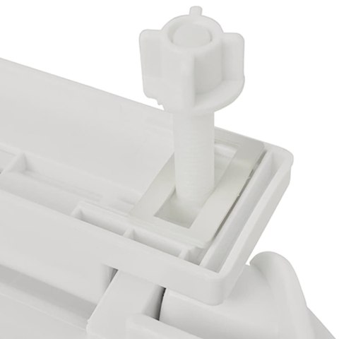 OWALNA DESKA SEDESOWA Z CICHYM ZAMYKANIEM BIAŁA