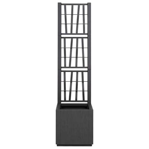 DONICZKA OGRODOWA ANTRACYT 36X36X140CM POLIPROPYLEN