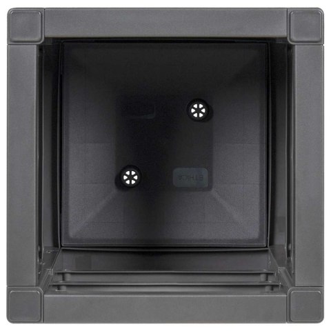 DONICZKA OGRODOWA ANTRACYT 36X36X35CM POLIPROPYLEN