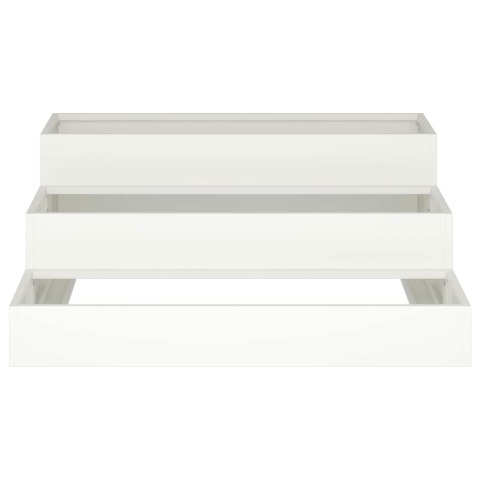 DONICZKA OGRODOWA BIAŁY 90X90X35CM STAL ZIMNOGIĘTA