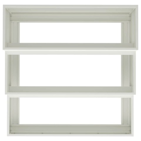 DONICZKA OGRODOWA BIAŁY 90X90X35CM STAL ZIMNOGIĘTA