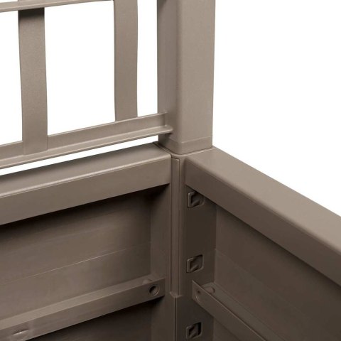 DONICZKA OGRODOWA SZARY 36X36X140CM POLIPROPYLEN