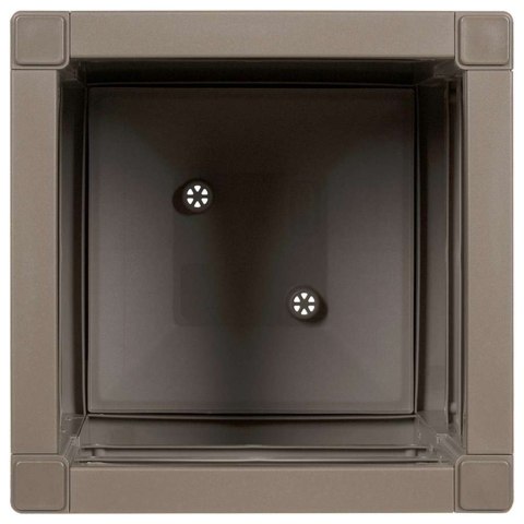 DONICZKA OGRODOWA SZARY 36X36X35CM POLIPROPYLEN