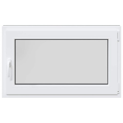 VidaXL Okno piwniczne "RISOR" 100x70 cm uchylno-rozwierne DIN prawe antracyt