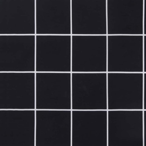 PODUSZKA NA ŁAWKĘ OGRODOWĄ KRATA CZARNY 180X50X4CM