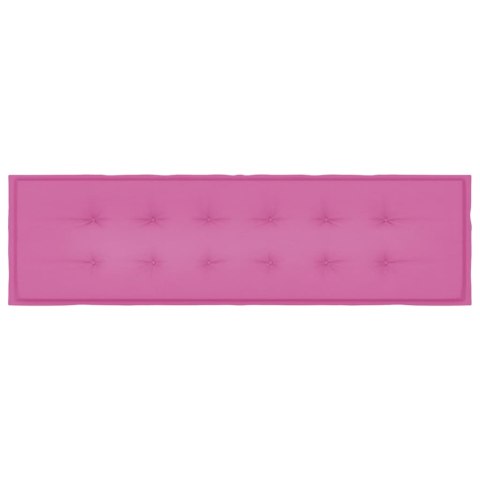 PODUSZKA NA ŁAWKĘ OGRODOWĄ RÓŻOWY 180X50X4CM