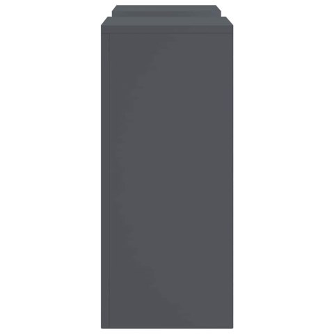 VidaXL Stojak na rośliny 2 pcs Antracyt 24 x 24 x 55 cm Stal