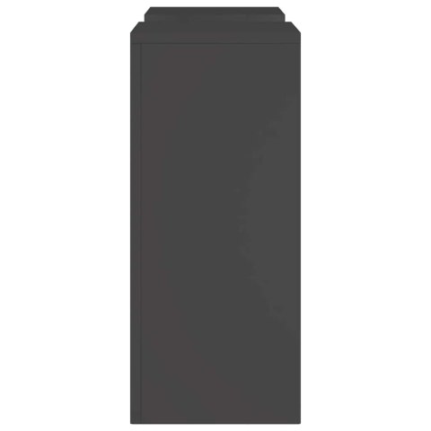 VidaXL Stojak na rośliny 2 pcs Czarny 24 x 24 x 55 cm Stal