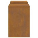 VidaXL Stojak na rośliny 2 pcs Rdzawy 24 x 24 x 35 cm stal kortenowska