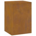 VidaXL Stojak na rośliny 2 pcs Rdzawy 24 x 24 x 35 cm stal kortenowska