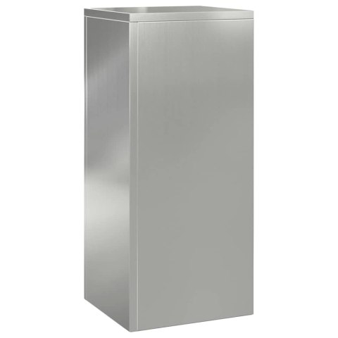 VidaXL Stojak na rośliny 2 pcs Srebrny 24 x 24 x 55 cm