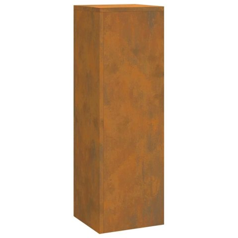 VidaXL Stojak na rośliny 3 pcs Rdzawy stal kortenowska