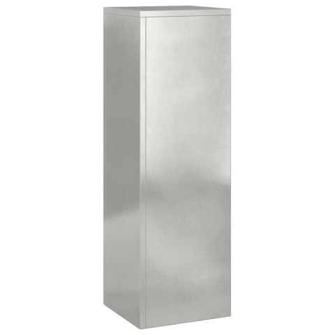 VidaXL Stojak na rośliny 3 pcs Srebrny stal nierdzewna