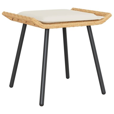 VidaXL Stołek ogrodowy 2 pcs Brązowy 50 x 40 x 45cm Poliester