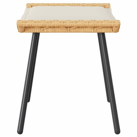 VidaXL Stołek ogrodowy 2 pcs Brązowy 50 x 40 x 45cm Poliester