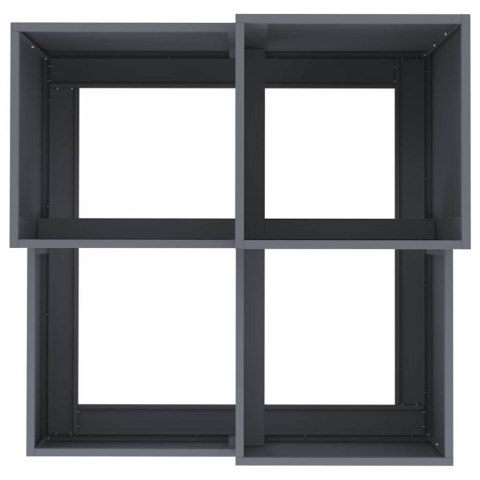 DONICZKA OGRODOWA ANTRACYT 80X80X60CM STAL