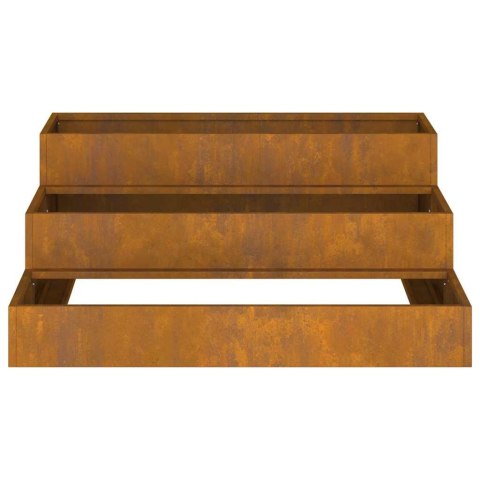 DONICZKA OGRODOWA RDZAWY 90X90X35CM