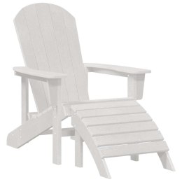 VidaXL Krzesło Adirondack Biały 74 x 82 x 92cm HDPE