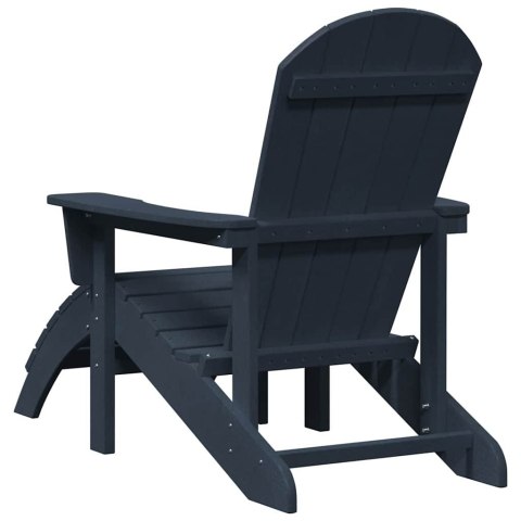 VidaXL Krzesło Adirondack Granatowy 74 x 82 x 92cm HDPE