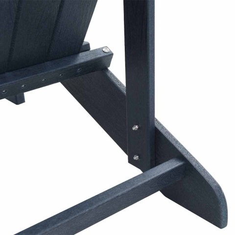 VidaXL Krzesło Adirondack Granatowy 74 x 82 x 92cm HDPE