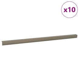VidaXL Listwy schodowe 10 pcs szampański 67 cm Aluminium