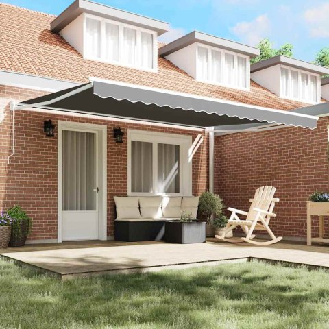 VidaXL Markiza Biały 5 x 3 m Metal