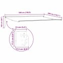 VidaXL Markiza Biały 5 x 3 m Metal